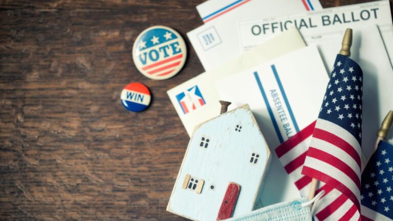 The 2024 US presidential election presents two contrasting paths for the housing market. Photo Getty Images